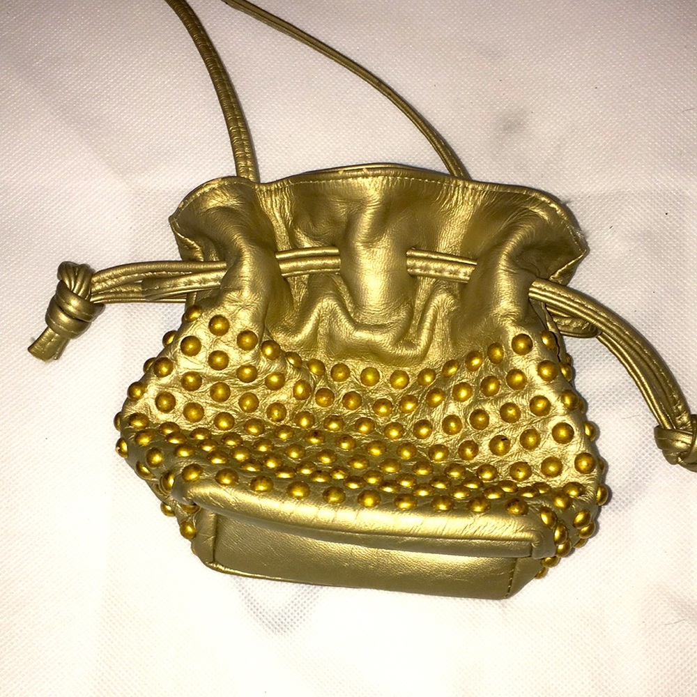 COPY - Vintage Beaded Drawstring Evening or Casual Bag